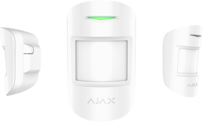 Система безпеки Ajax MotionProtect Plus Бездротовий датчик руху з додатковим мікрохвильовим сенсором й імунітетом до тварин 