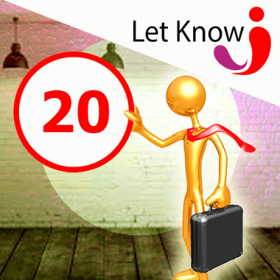 Premium osób 20 pozycji na tablicy ogłoszeń Let-Know na 1 miesiąc 