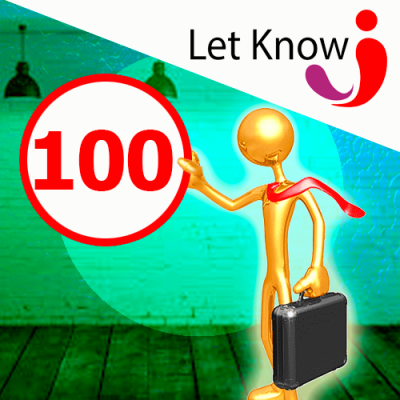 Premium osób 100 pozycji na tablicy ogłoszeń Let-Know na 1 miesiąc 